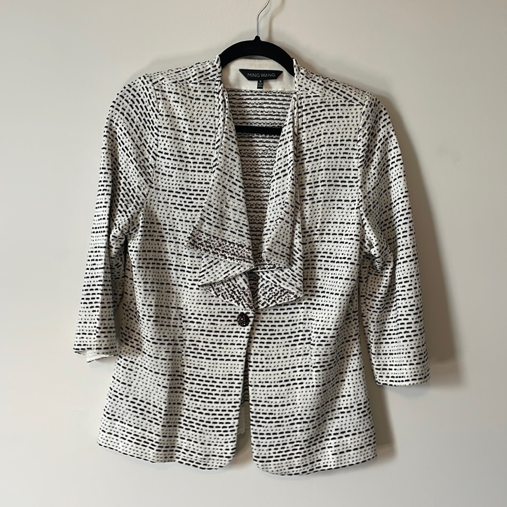 Ming Wang Lightweight Jacket Blazer - image 1